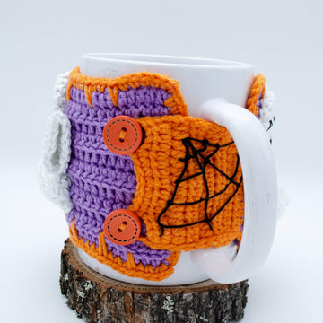 Crochet Halloween Mug Cozy