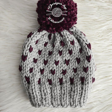 Chunky Fair Isle Slouch