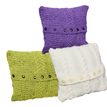 Knitting Pattern For 2 cushion covers  #268
