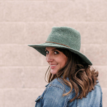 Cleo Wide Brim Fedora Sun Hat