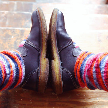 Slouchy Stripes Boot Socks