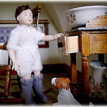 1:12th scale Boys underwear c. 1940s