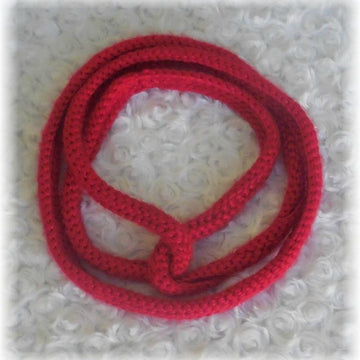 Crochet Tyre Tracks Scarf Pattern Infinity Necklace
