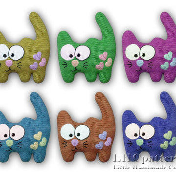 Cat Cushion Baby Pillow Crochet Pattern