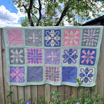 Blooming Tiles Blanket