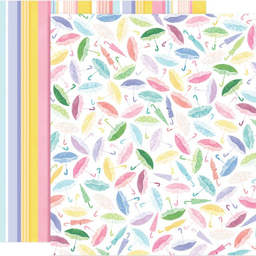 American Crafts Paige Evans Bloom Street Double-Sided Cardstock 12"X12" 25/Pkg - #16