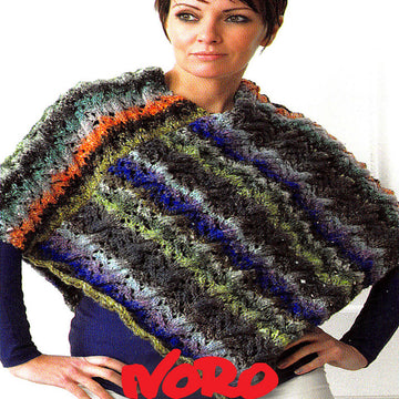 Poncho in Noro Obi - Downloadable PDF