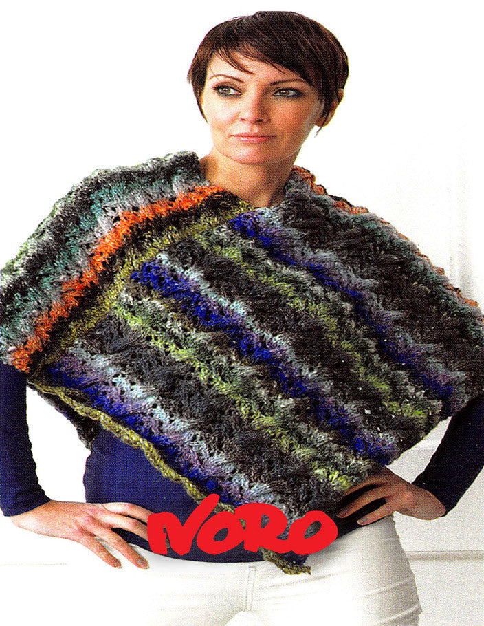 Poncho in Noro Obi - Downloadable PDF