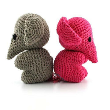 Elephant Mo Toy in Hoooked Eco Barbante - Downloadable PDF