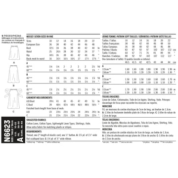 New Look N6623 Misses' Skirt In Three Lengths 6623 - Paper Pattern, Size 8-10-12-14-16-18-20
