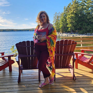 Fall Leaves Garden Shawl