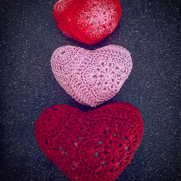 Heart with African flowers Heart for Valentine