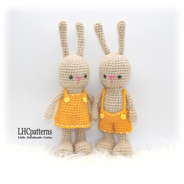 Yellow Easter Bunnies Crochet Pattern