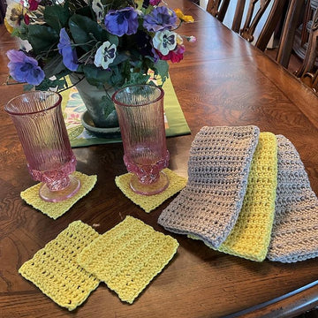 Dishcloth and Coaster Set