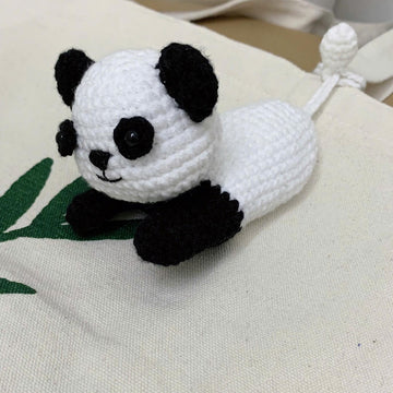 Baby Panda Keychain Holder