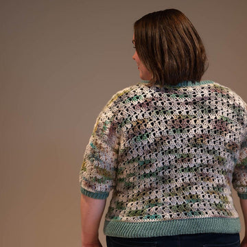 3/4 Sleeves Crochet Sweater