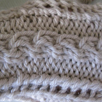 Lace and Cable Mitts