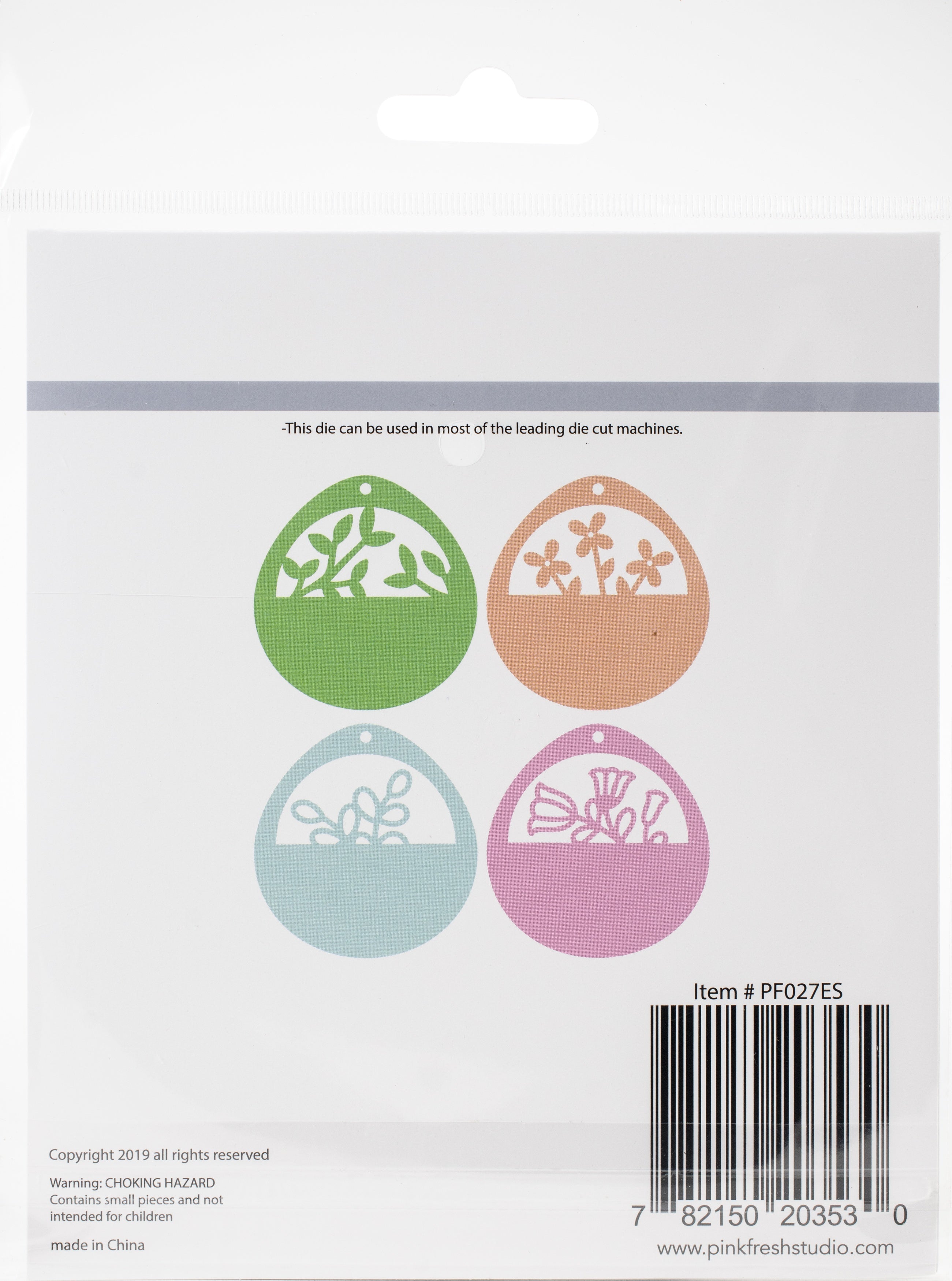 Pinkfresh Studio Essentials Die Set - Teardrop Tag W/Fillable Elements