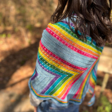 Rhoslyn Rainbow Shawl