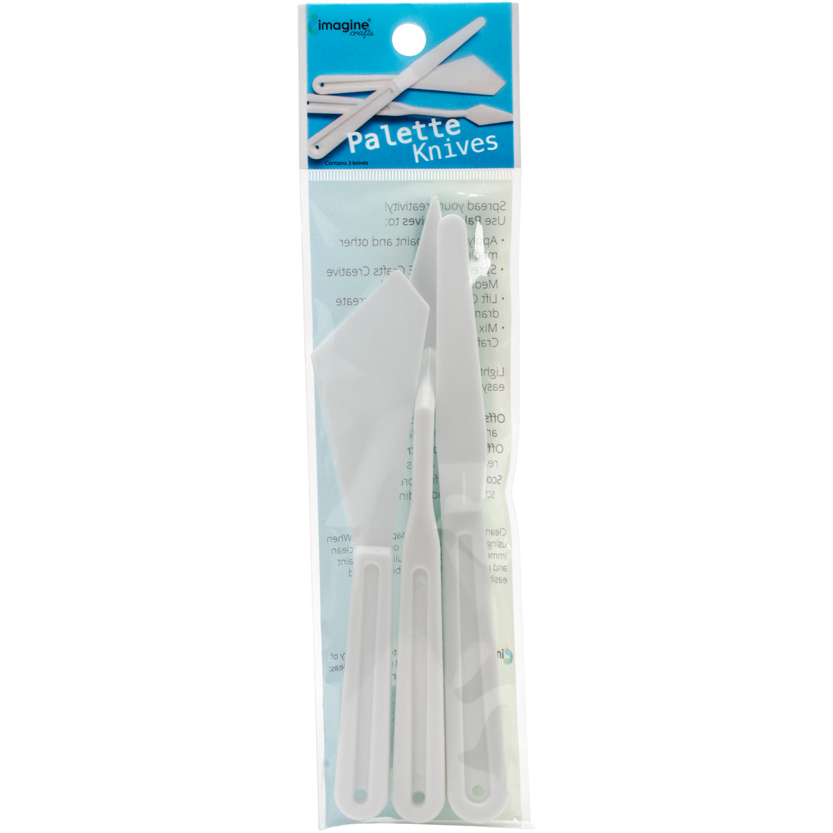 Imagine Plastic Palette Knives 3/Pkg - 195183