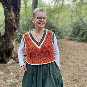 Mosaic Crop Vest 2