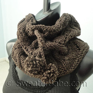 #142 Drawstring Lace Cowl