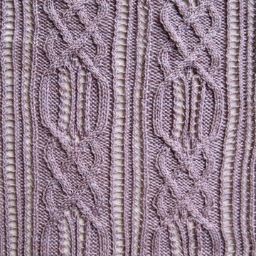 Hookset Cable Lace Shawl