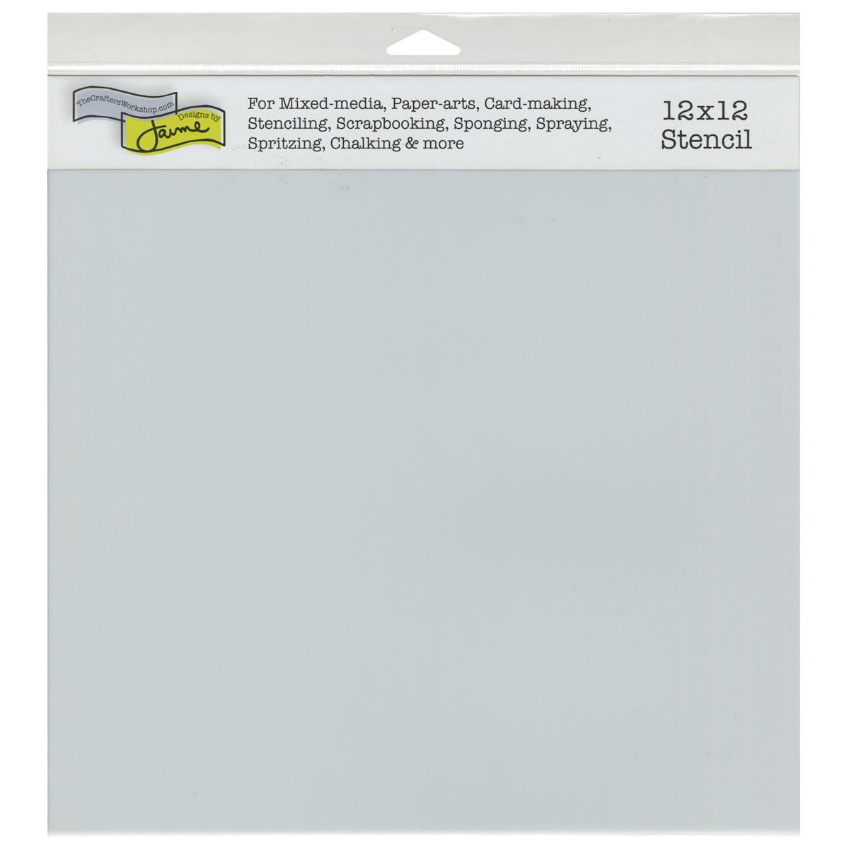 The Crafter's Workshop Crafter's Workshop Template 12"X12" - Stencil Sheets