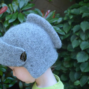 Felted knight helmet