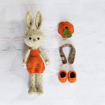 Patricia Pumpkin Bunny Doll