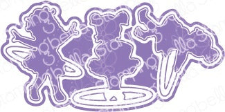Stamping Bella Cut It Out Dies - Tiny Townie Hula Hoopers