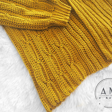 Cables knit-look cardigan