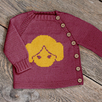 Princess Leia Knit kids sweater Knitting Pattern