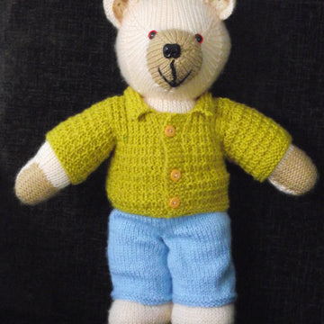 14" Teddy Bear completed with wardrobe