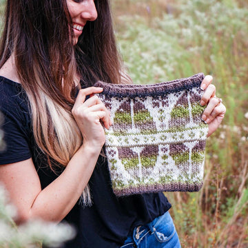 Monstera Knit Cowl