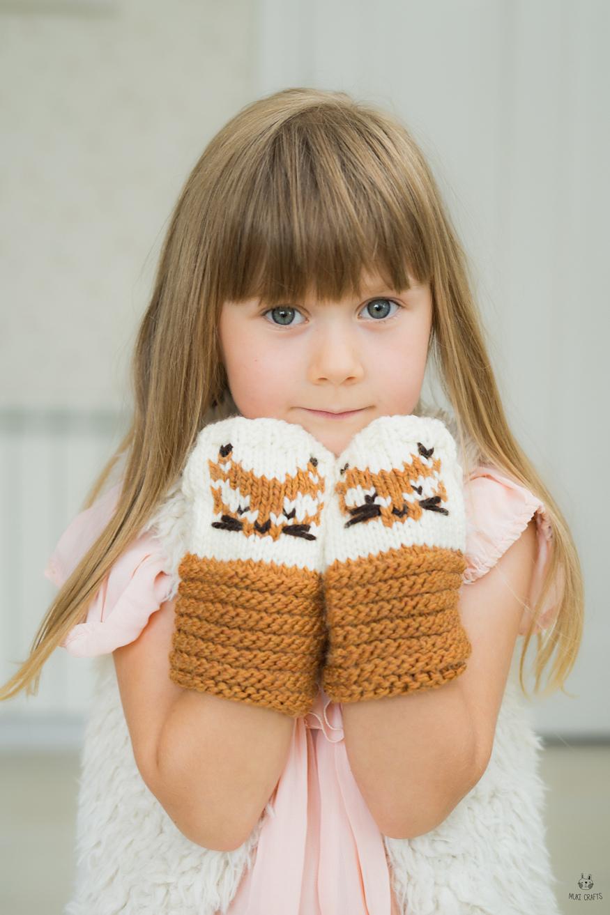 Greta Fox Wrist Warmers