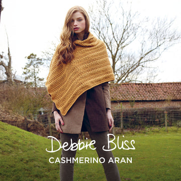Sunday Lace Shawl - Knitting Pattern for Women in Debbie Bliss Cashmerino Aran