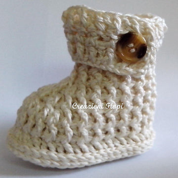 Baby Ribbed Booties