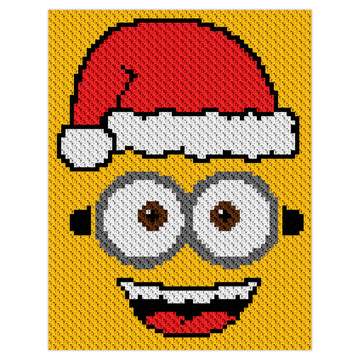 C2C Christmas Minion Crochet blanket pattern