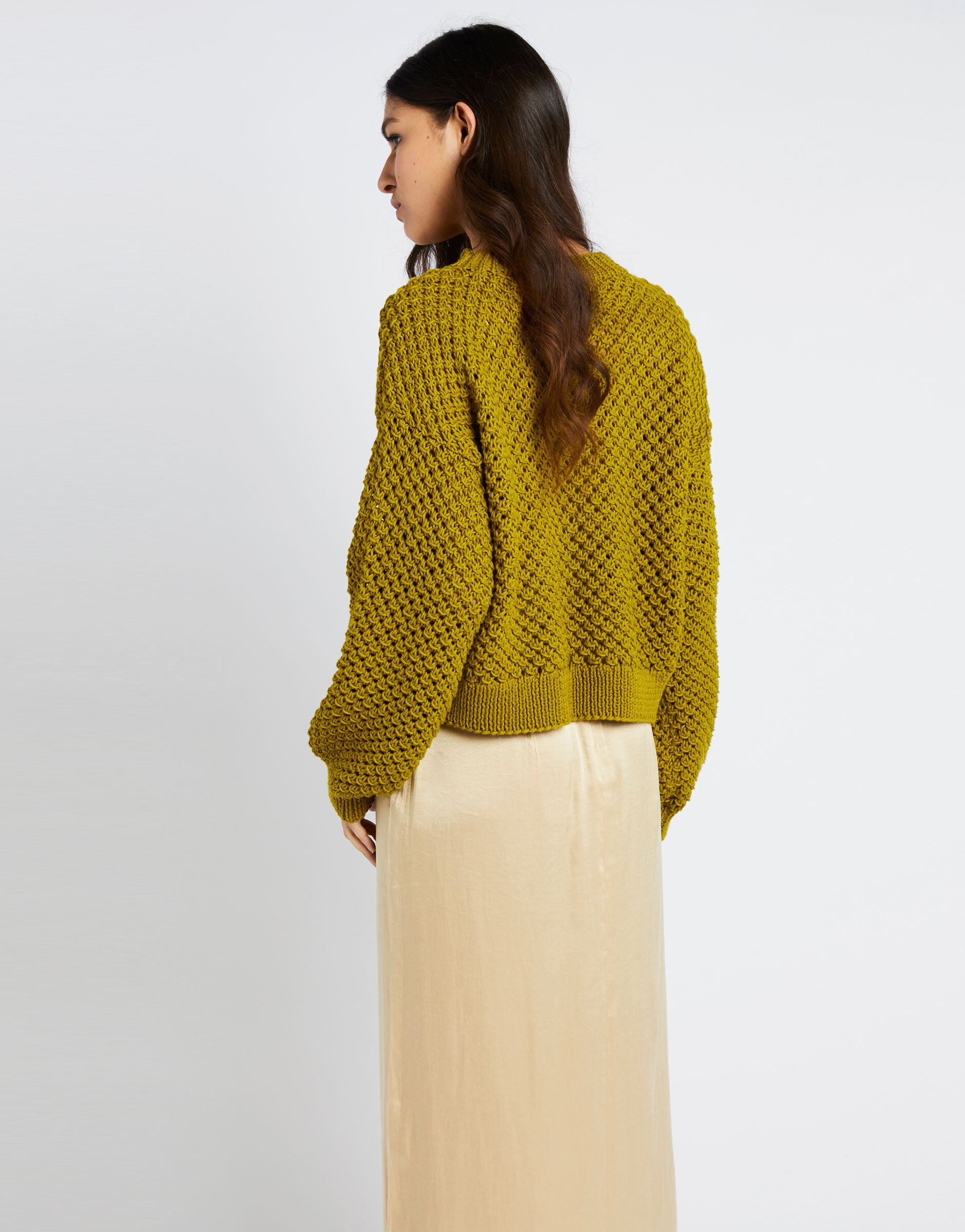Saltwater Sweater in Wool and the Gang Shiny Happy Cotton - Leaflet