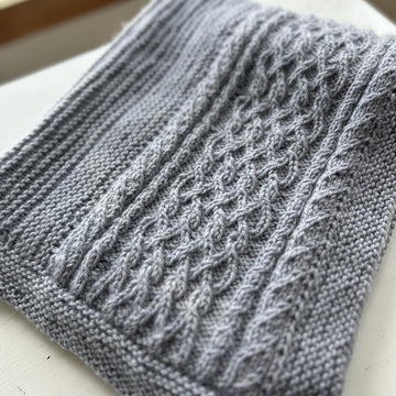 Gently Cabled Blanket