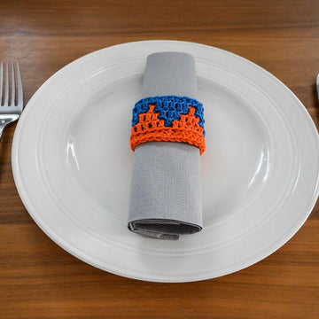 Mosaic Crochet Napkin Ring