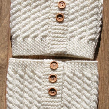 Winter Twist Boot Cuffs