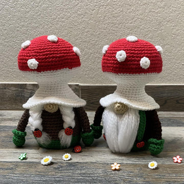 Mushroom Hat Gnome Crochet Pattern