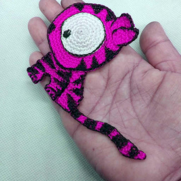 Sheru The Tiger Cub Crochet Applique Pattern