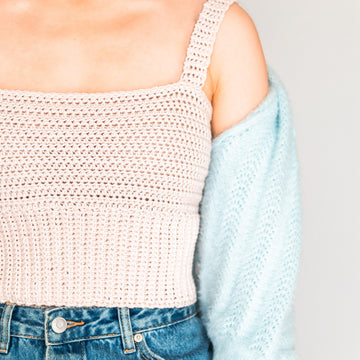Blair Ribbed Hem Crop Top