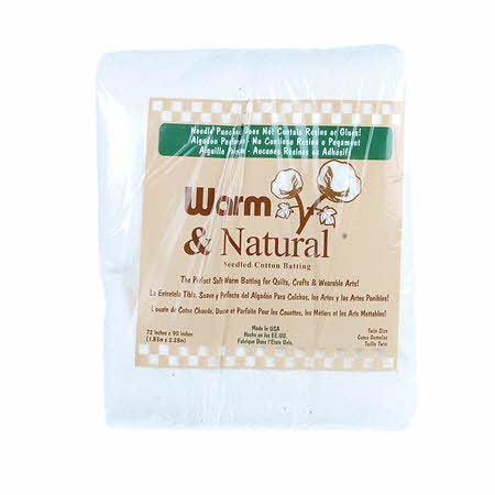 Warm Company Batting Warm & Natural Cotton 72in x 90in
