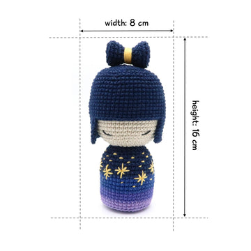 Night Kokeshi Doll