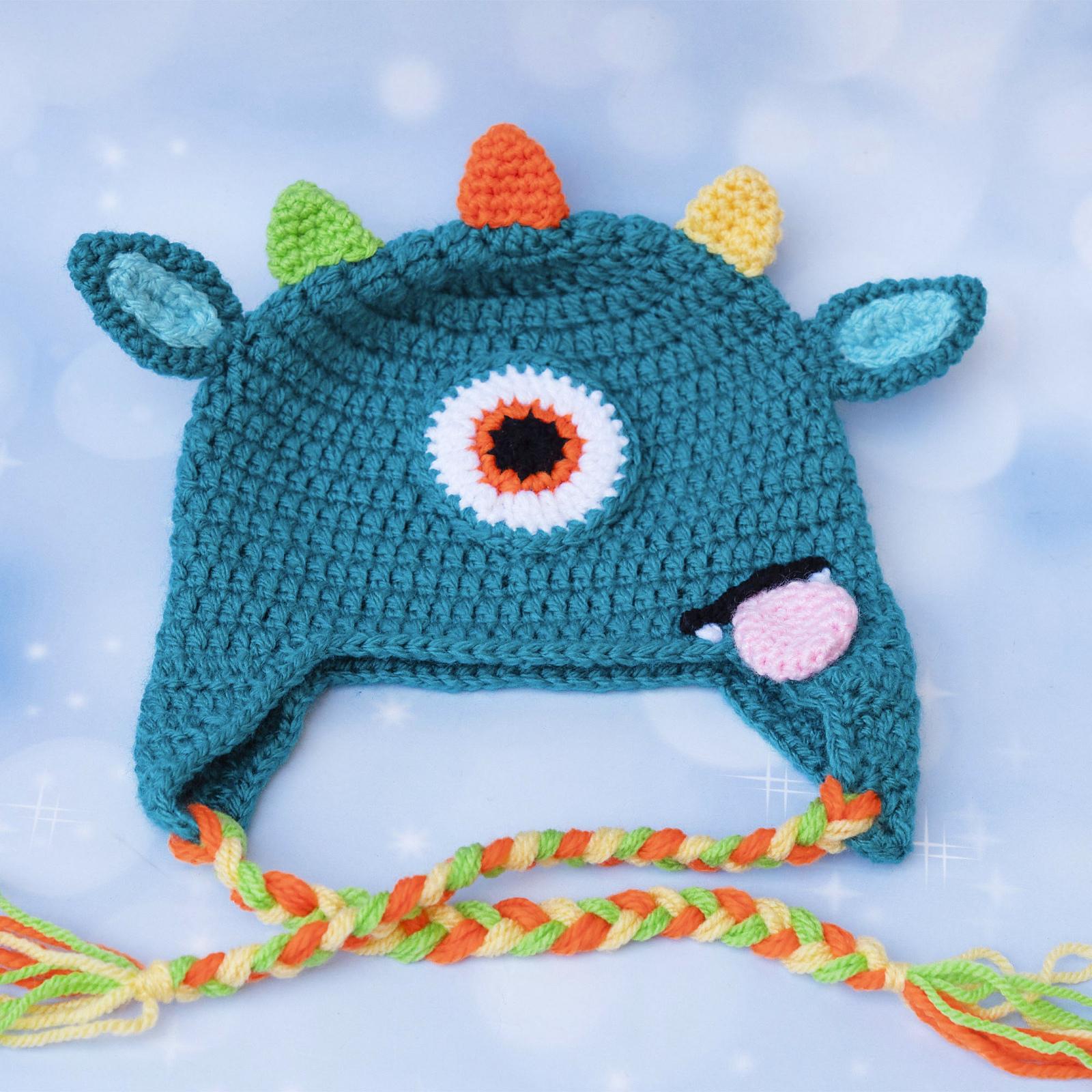 Blue monster hat