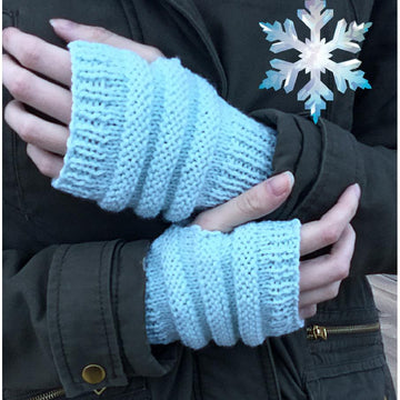 Waves Fingerless Gloves 2yrs to adult
